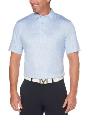 Big & Tall Houndstooth Printed Polo