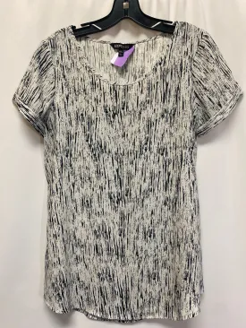 Black & White Top Short Sleeve Express, Size S