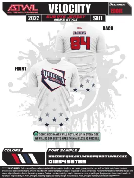 Brandon Velocity All-Stars Mens sub dye replica Jersey