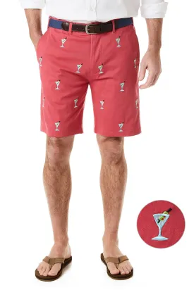 Cisco Short Stretch Twill Hurricane Red with Martini