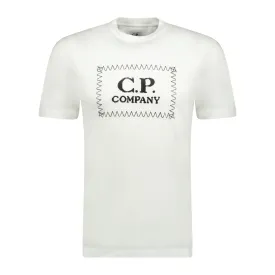 CP COMPANY Chest Logo T-Shirt White