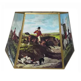 Fox Hunt Lamp Shades, 14 inch