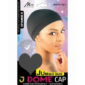 MURRY SPANDEX DOME CAP JUMBO SIZE M2251J BLK