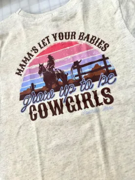 (SHORT) Be Cowgirls Short Sleeve Girls Tee